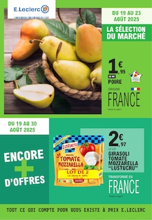 Prospectus E.Leclerc de la semaine "E.LECLERC" avec 1 pages, valide du 19/08/2025 au 30/08/2025 pour Vern-sur-Seiche et alentours