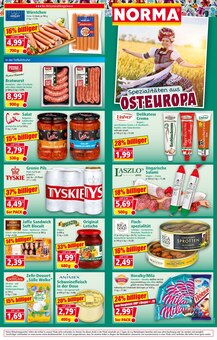 Tyskie im aktuellen Norma Prospekt (Karlsruhe) Tyskie im Norma Prospekt "Mehr fĂĽrs Geld" mit 28 Seiten (Karlsruhe)