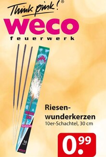 Weco Riesenwunderkerzen