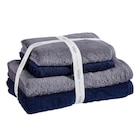 FROTTIERSET SET VEGAN LIFE Blau, Dunkelgrau 4-teilig von Vossen im aktuellen XXXLutz Prospekt für 59,99 €