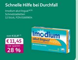 mea - meine apotheke - Imodium akut lingual Angebot im Prospekt Imodium akut lingual bei mea - meine apotheke im Prospekt "" für 11,45 €
