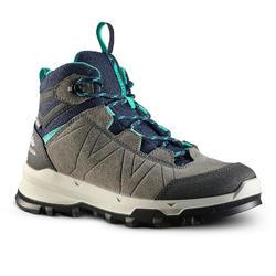 DECATHLON Lünen - Wanderschuhe MH500 Hoch Wasserdicht Kinder Mädchen Gr. 28–39 blau/grau Wanderschuhe MH500 Hoch Wasserdicht Kinder Mädchen Gr. 28–39 blau/grau Angebot bei DECATHLON Lünen im Prospekt DANN IST ES EBEN KALT DRAUSSEN