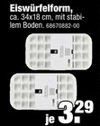 Eiswürfelform bei tejo's SB Lagerkauf im Prospekt "" für 3,29 €