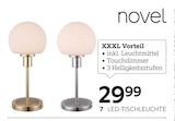 LED-Tischleuchte von Novel im aktuellen XXXLutz Möbelhäuser Prospekt für 29,99 €