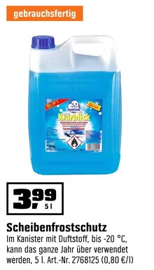 OBI Bad Bentheim - Scheibenfrostschutz Scheibenfrostschutz Angebot bei OBI Bad Bentheim im Prospekt "DER SCHNELLSTE WEG, MIT DEINEM PROJEKT WEITER ZU MACHEN"