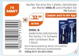 elektrische Zahnbürste im Müller Prospekt elektrische Zahnbürste von Oral-B im aktuellen Müller Prospekt für 32,99 €