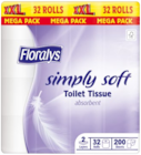 Papier toilette 2 plis - Floralys en promo à 6,99 € chez Lidl Papier toilette 2 plis - Floralys dans le catalogue Lidl