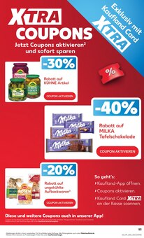 Milka im aktuellen Kaufland Prospekt (Mülheim (Ruhr)) Milka im Kaufland Prospekt "Aktuelle Angebote" mit 58 Seiten (Mülheim (Ruhr))
