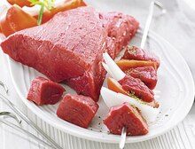 Casino Supermarchés Lesches - Viande bovine pièce à fondue ou à brochette Promo Viande bovine pièce à fondue ou à brochette dans le catalogue Casino Supermarchés "Maxi Pâques" à Lesches