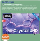 75" UHD Smart TV GU75U8099FUXZG von Samsung im aktuellen V-Markt Prospekt für 555,00 €