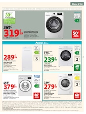Promos Lave-Linge dans le catalogue "COLLECTION BLANC D'ÉTÉ" de Auchan Hypermarché Lave-Linge en promo dans le catalogue Auchan Hypermarché à la page 17