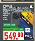 iPhone 15 bei Marktkauf im Lage Prospekt für 549,00 €