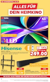 Flachbildfernseher im Kaufland Prospekt in Bochum Aktueller Kaufland Prospekt mit Flachbildfernseher, "Aktuelle Angebote", Seite 44