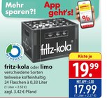 fritz-kola oder limo bei famila Nordost im Trittau Prospekt für 19,99 €