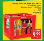 Coca-Cola, Mezzo Mix, Fanta, Sprite oder Lift im Angebot bei Marktkauf in Schwabach Coca-Cola, Mezzo Mix, Fanta, Sprite oder Lift Angebote von Coca-Cola bei Marktkauf Schwabach für 9,99 €