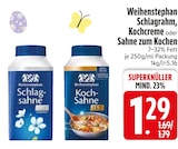Schlagsahne von Weihenstephan im aktuellen EDEKA Prospekt für 1,29 €