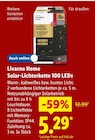 Solar-Lichterkette 100 LEDs von Livarno Home im aktuellen Lidl Prospekt für 5,29 €
