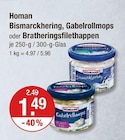 Hering im V-Markt Prospekt Bismarckhering von Homan im aktuellen V-Markt Prospekt für 1,49 €