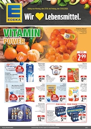 EDEKA Prospekt "Wir lieben Lebensmittel!", 4 Seiten, 27.10.2025 - 27.10.2025 Aktueller EDEKA Prospekt, "Wir lieben Lebensmittel!", mit Angeboten der Woche, gültig von 27.10.2025 bis 27.10.2025