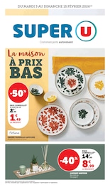 Prospectus Supermarchés Super U en cours, Super U, 24 pages, 03/02/2026 - 15/02/2026 Catalogue Supermarchés Super U en cours à Doulcon et alentours, Super U, 24 pages, 03/02/2026 - 15/02/2026