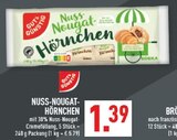 Nuss-Nougat-Hörnchen im Angebot bei Marktkauf in Duisburg Nuss-Nougat-Hörnchen Angebote von GUT & GÜNSTIG bei Marktkauf Duisburg für 1,39 €
