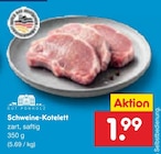 Schweine-Kotelett bei Netto Marken-Discount im Prospekt "" für 1,99 €