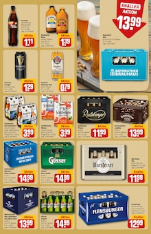 Bier im REWE Prospekt "Dein Markt" mit 36 Seiten (München)
