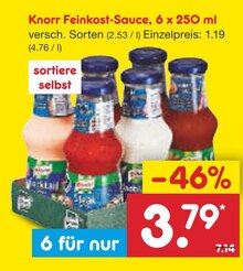 Netto Marken-Discount St. Johann - Feinkost-Sauce Feinkost-Sauce Angebot bei Netto Marken-Discount St. Johann im Prospekt "GARANTIERT NIRGENDWO GÜNSTIGER"