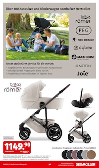 Kinderwagen im aktuellen Segmüller Prospekt (Darmstadt) Kinderwagen im Segmüller Prospekt "Zum Glück gibt’s Segmüller - Baby Spezial" mit 26 Seiten (Darmstadt)