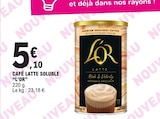 E.Leclerc Bayeux - Promo Café Latte Soluble Promo Café Latte Soluble à 5,10 € dans le catalogue E.Leclerc à Bayeux