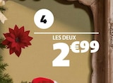 2 poinsettias dans le catalogue Gifi