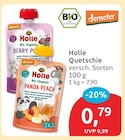 Quetschie Berry Plus von Holle für 0,79 € bei budni im Angebot Quetschie Berry Plus von Holle im aktuellen budni Prospekt