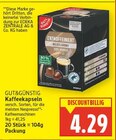Kaffeekapseln Angebote von Gut&Günstig bei E center Falkensee für 4,29 €
