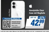 Handyhülle Clear Case mit MagSafe Angebote von Apple bei expert Bremerhaven für 42,99 €