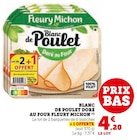 Blanc de Poulet Doré au Four Fleury Michon - Fleury Michon dans le catalogue Super U