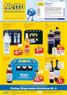 Netto Marken-Discount Prospekt "DER ORT, AN DEM DU IMMER AUSGEZEICHNETE PREISE FINDEST." mit  Seiten (Pocking)
