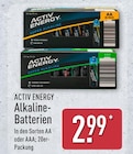 Alkaline-Batterien AA im Angebot bei ALDI Nord in Bielefeld Alkaline-Batterien AA Angebote von Activ Energy bei ALDI Nord Bielefeld für 2,99 €
