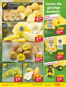 Bananen im Netto Marken-Discount Prospekt "Aktuelle Angebote" mit 50 Seiten (Cottbus)