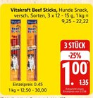 Beef Sticks Angebote von Vitakraft bei E center Rostock für 1,00 €