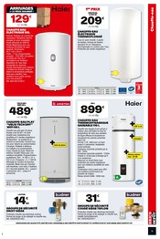 Chauffe-Eau Électrique Angebote im Prospekt "PRIX DÉPÔT FESTIVAL DES PROJETS" von Brico Dépôt Chauffe-Eau Électrique Angebote im Prospekt "PRIX DÉPÔT FESTIVAL DES PROJETS" von Brico Dépôt auf Seite 9