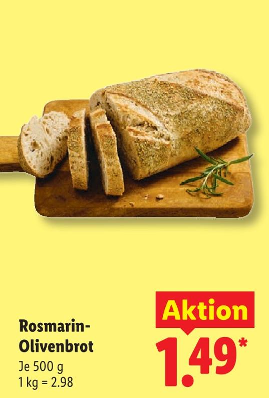 Rosmarin-Olivenbrot