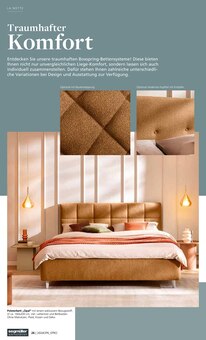 Bett im Segmüller Prospekt "SEGMÜLLER Werkstätten" mit 32 Seiten (Ludwigshafen (Rhein))