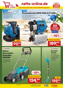 Rasenmäher im aktuellen Netto Marken-Discount Prospekt (Leipzig) Rasenmäher im Netto Marken-Discount Prospekt "Aktuelle Angebote" mit 63 Seiten (Leipzig)