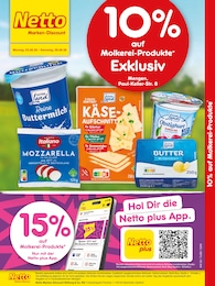Der aktuelle Netto Marken-Discount Prospekt 10% auf Molkerei-Produkte