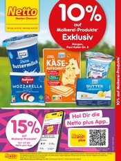Netto Marken-Discount Mengen Prospekt der aktuellen Woche, gültig von 03.08.2026 bis 08.08.2026 Aktueller Netto Marken-Discount Mengen Prospekt "10% auf Molkerei-Produkte" mit 2 Seiten