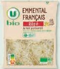 Emmental Français Râpé Pasteurisé - U BIO en promo chez Super U Versailles à 1,70 €