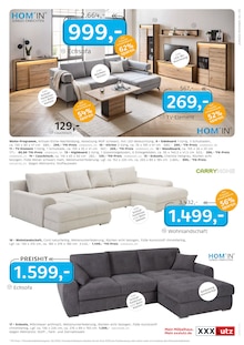 Couch im XXXLutz Möbelhäuser Prospekt "junges wohnen." mit 20 Seiten (Fürth)