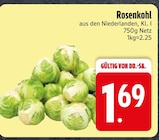 Rosenkohl im EDEKA Prospekt Rosenkohl von im aktuellen EDEKA Prospekt für 1,69 €
