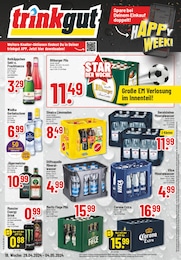 Aktueller Trinkgut Getränkemärkte Prospekt für Wickede: Aktuelle Angebote mit 6} Seiten, 29.04.2024 - 04.05.2024