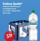 Getränke Hoffmann Niederfischbach - Schloss Quelle* Angebot im Prospekt Schloss Quelle* bei Getränke Hoffmann im Niederfischbach Prospekt für 5,99 €